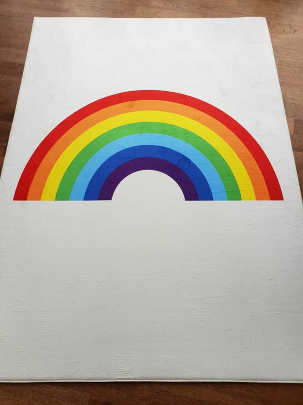 Missia Home EKRU Zemin Rainbow Desen Halı