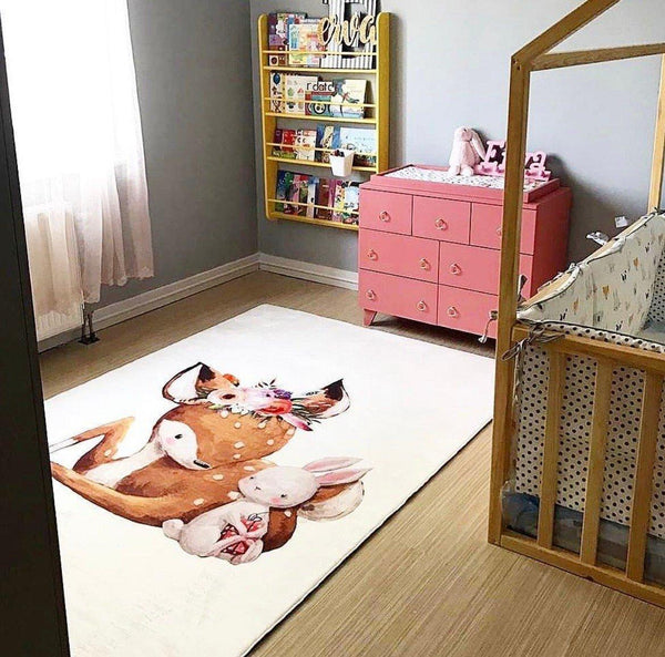 Missia Home Woodland Krem Zeminli TAÇLI Bambi