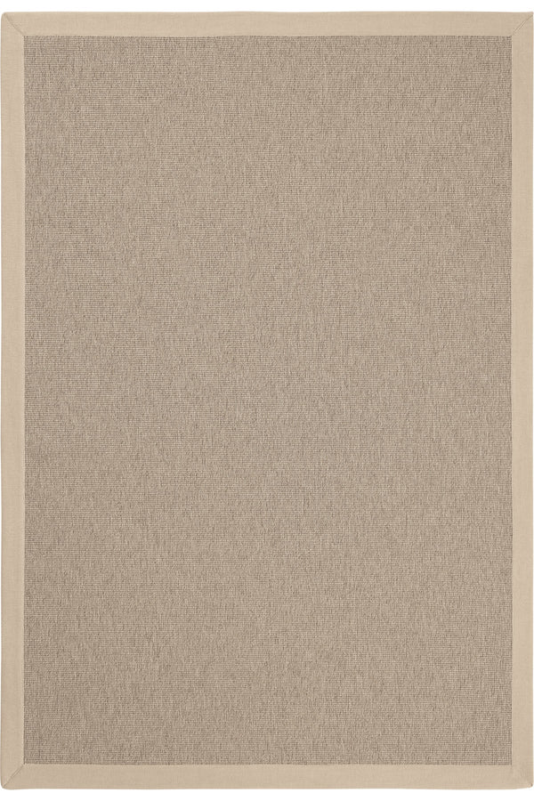 Missia Home Vizon Bej VALENSİA Model (Vizon Bej Zeminli) Krem Linen Kenarlı SİSAL Halı