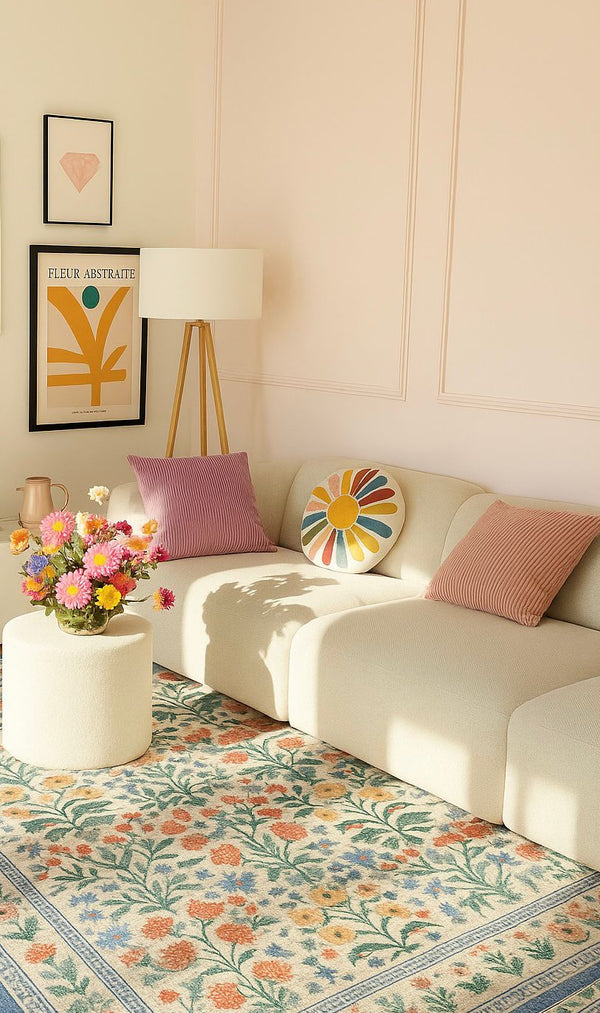 Missia Home Yıkanabilir Pamuk Taban VİNTAGE HALI  7027