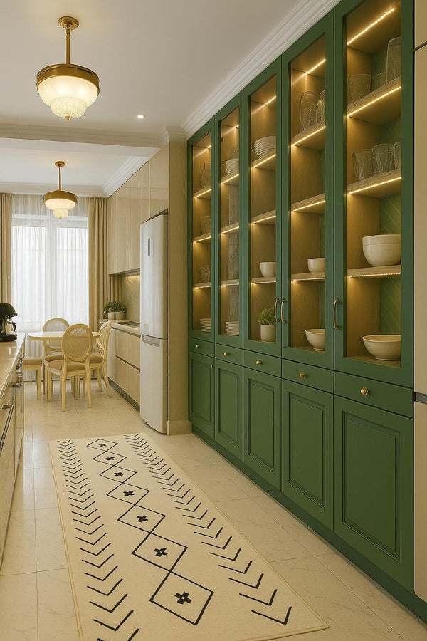 Missi Home ARGIN  Dijital Baskı Kaymaz Taban Salon Halısı