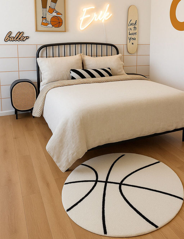 Missia Home BASKETBOL Topu  Ekru Zemın Dekoratif  Halı