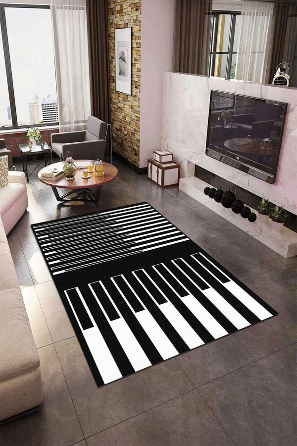 Missia Home Modern Piano Desen Bambu Halı