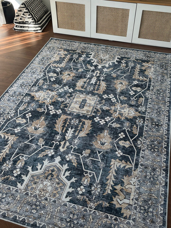 Missia Home Yıkanabilir Pamuk Taban VİNTAGE HALI  7023