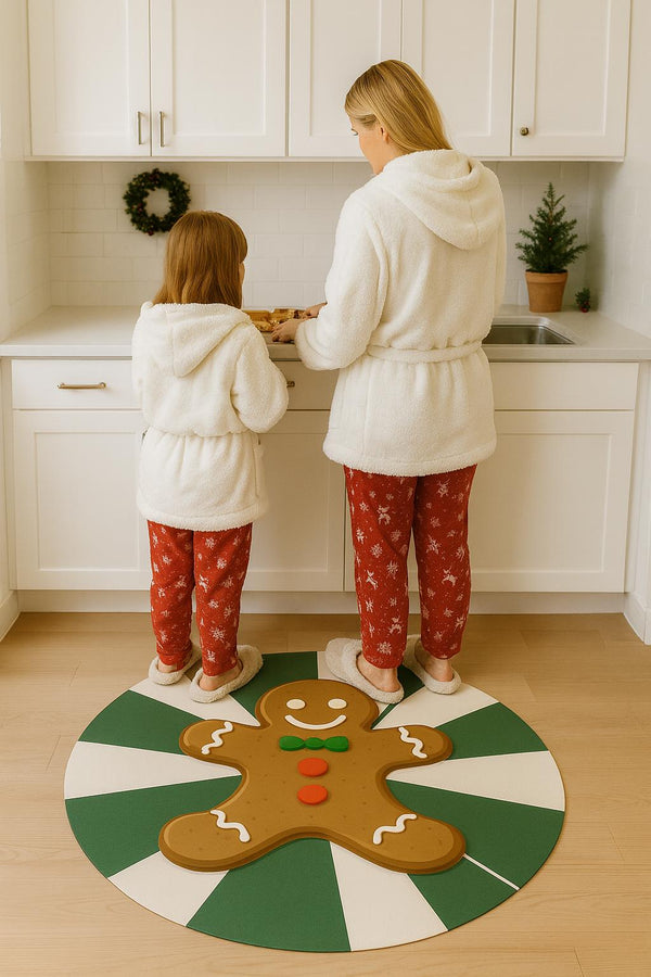 Missia Home Yeni Yıl Koleksiyonu 2026 Paspas Kurabiye Adam Desen DP1003