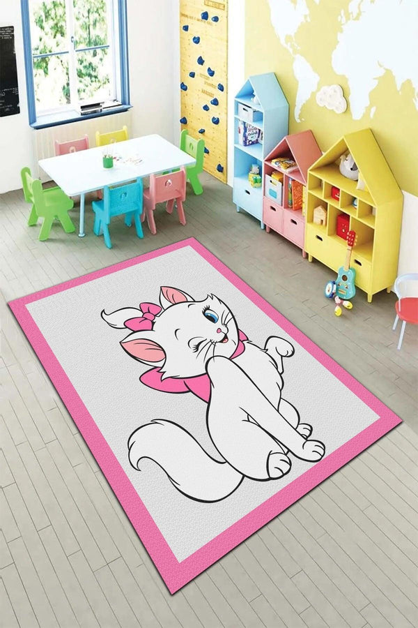 Missia Home Kedi Desenli Dekoratif Çocuk Halısı