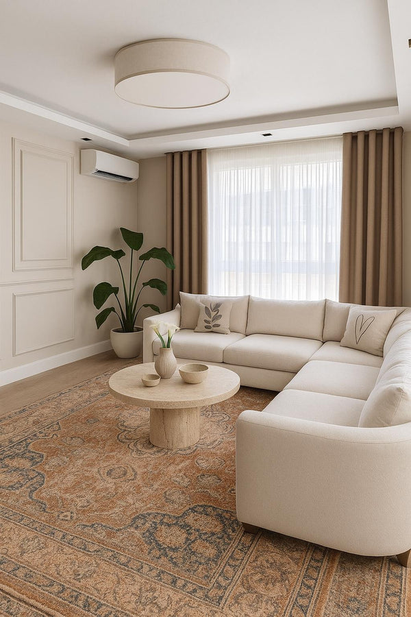 Missia Home Yıkanabilir Pamuk Taban VİNTAGE HALI  6003